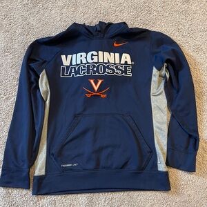 Nike, Virginia Lacrosse Hoodie. Authentic